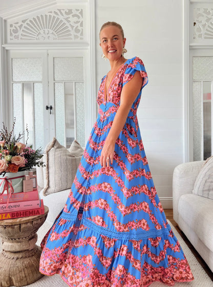 Tabitha Maxi Dress - Little Flowers