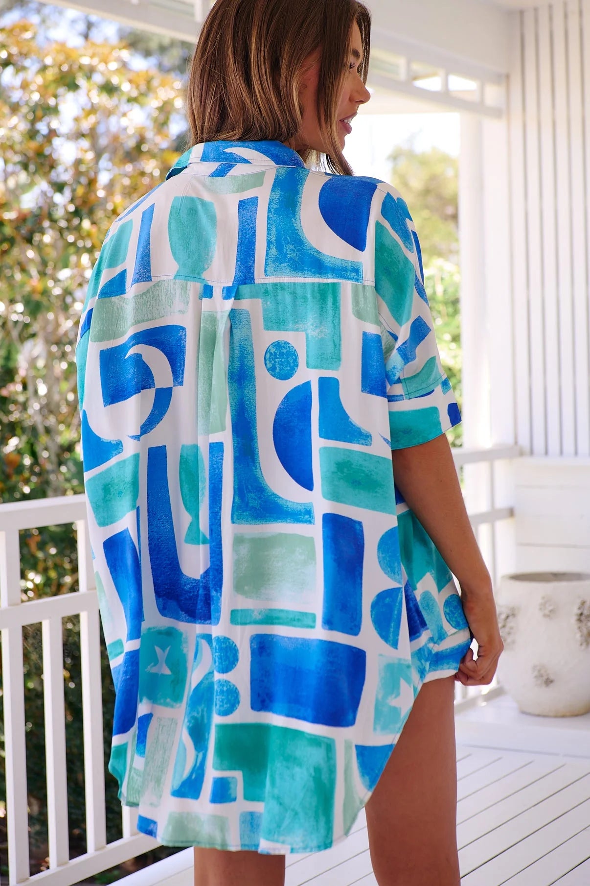 River Shirt - Maldives Print