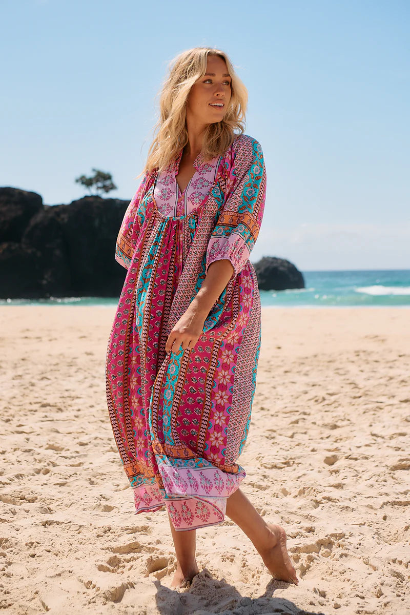 Boheme Midi Dress - Cedella Print