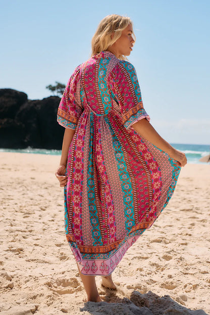 Boheme Midi Dress - Cedella Print