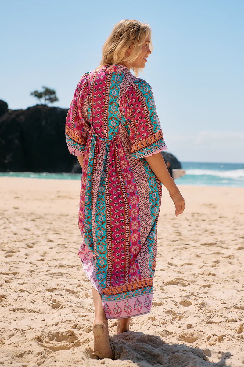 Boheme Midi Dress - Cedella Print