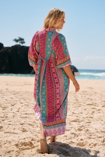 Boheme Midi Dress - Cedella Print