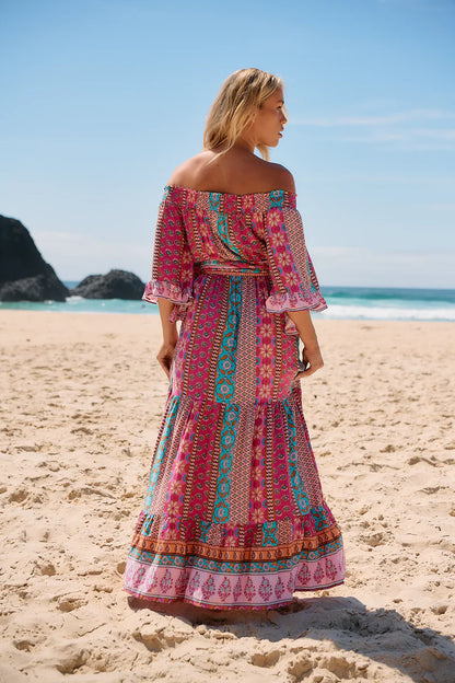 Teegan Maxi Dress - Cedella Print