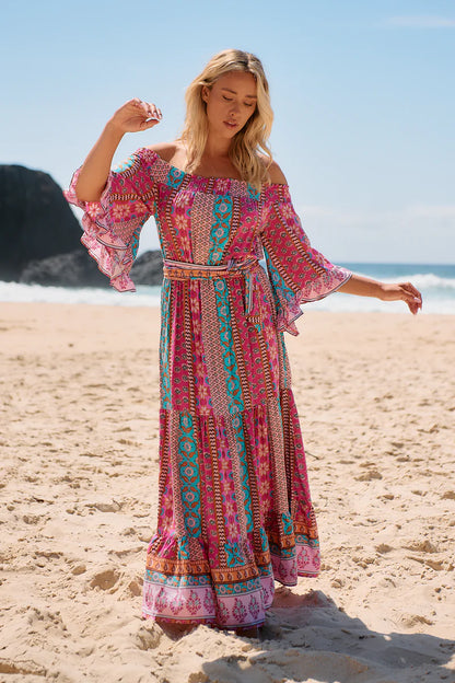 Teegan Maxi Dress - Cedella Print