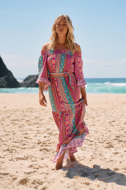 Teegan Maxi Dress - Cedella Print