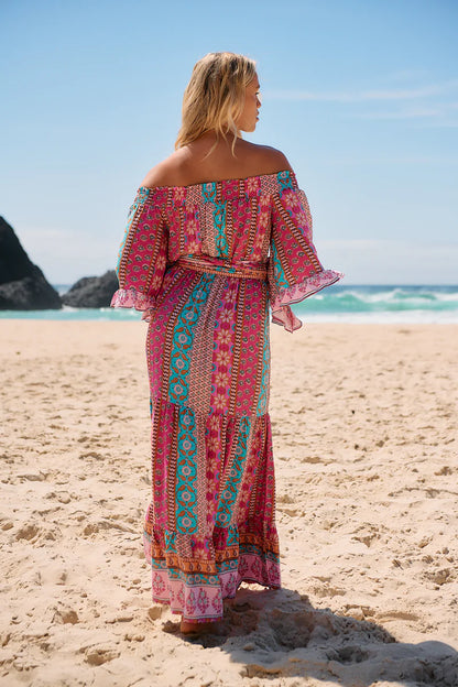 Teegan Maxi Dress - Cedella Print