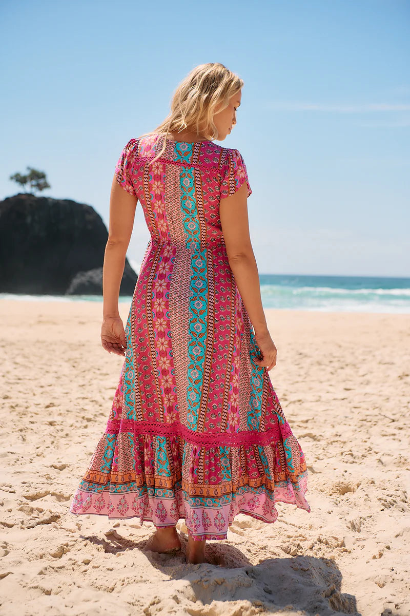 Carmen Maxi Dress - Cedella Print