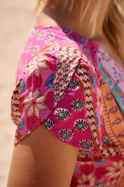 Carmen Maxi Dress - Cedella Print