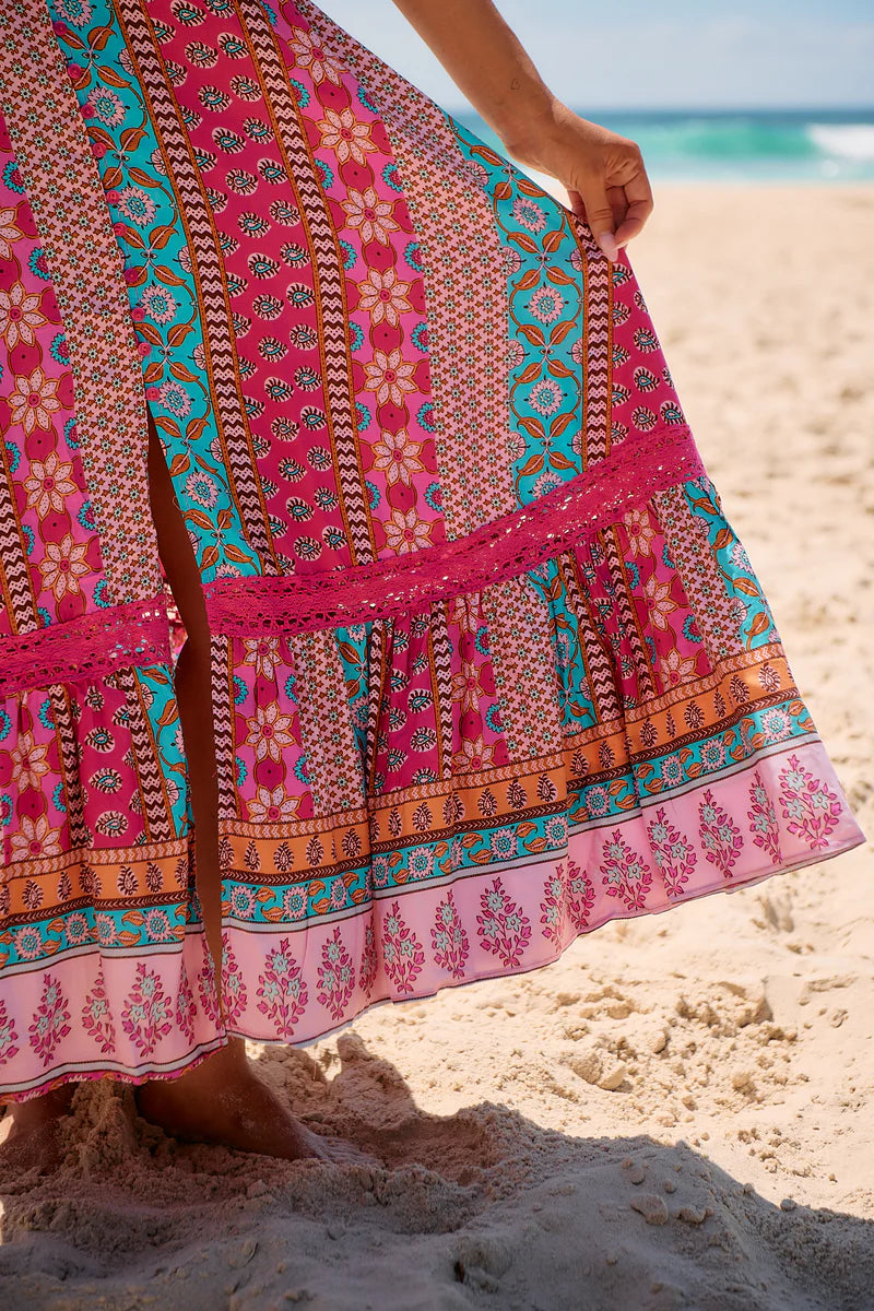 Carmen Maxi Dress - Cedella Print