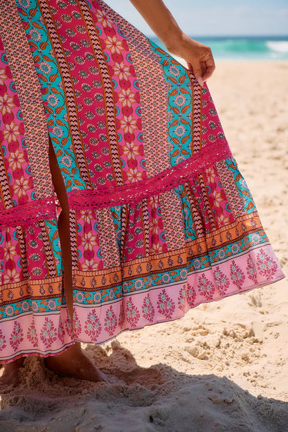 Carmen Maxi Dress - Cedella Print