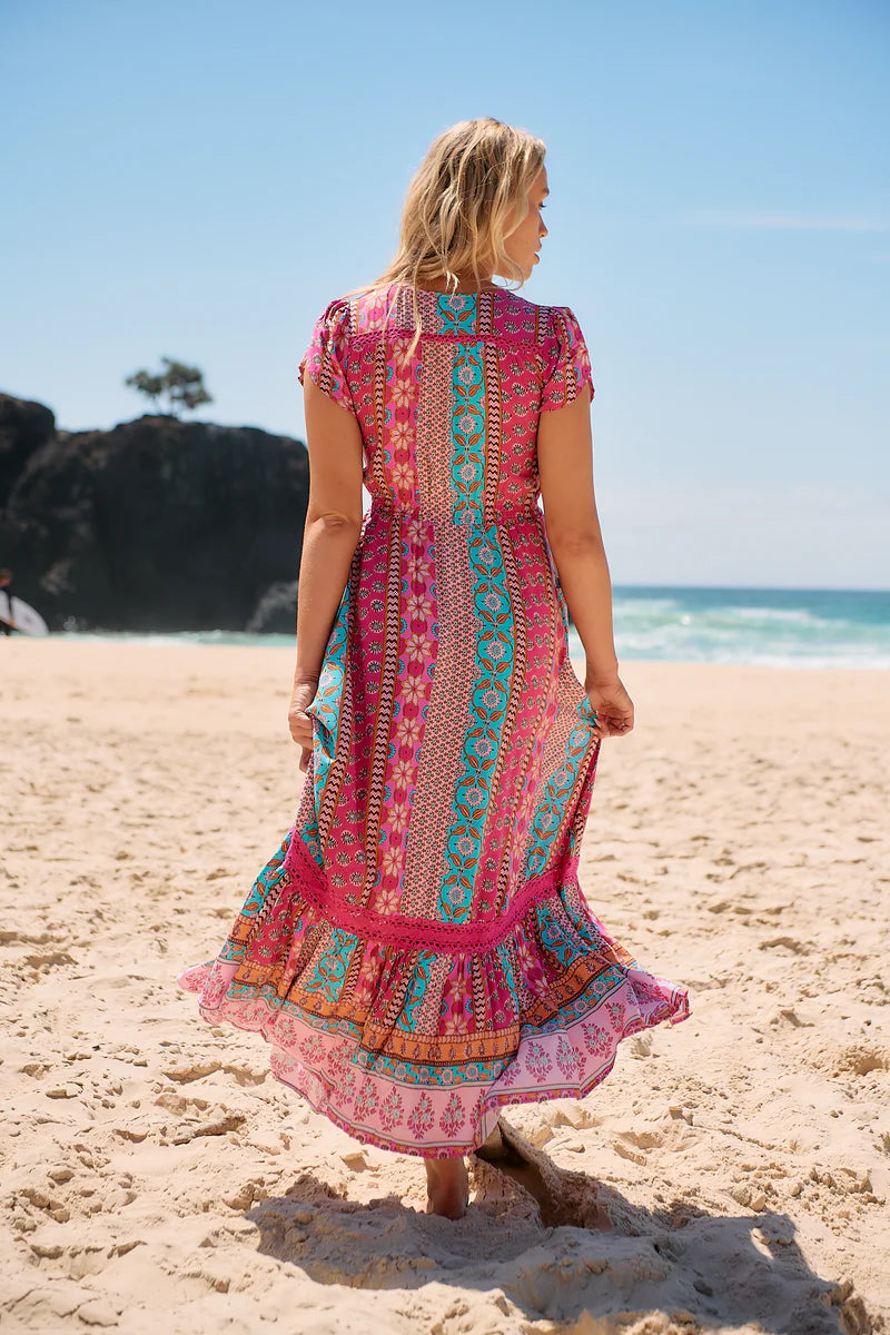 Carmen Maxi Dress - Cedella Print