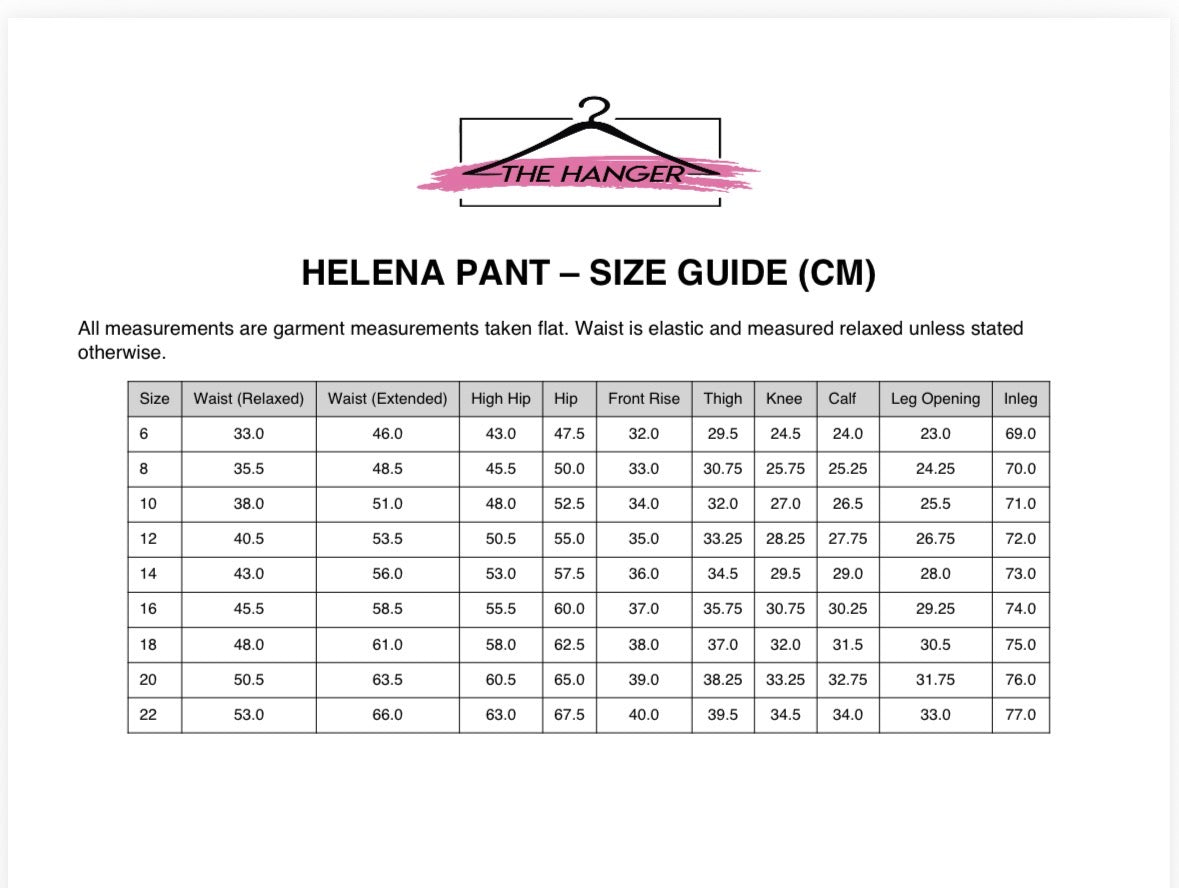 Helena Pants - Chocolate