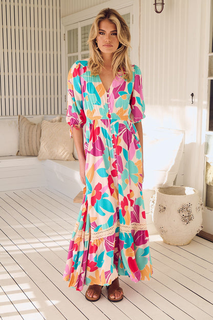 Molli Maxi Dress - Ohana Print