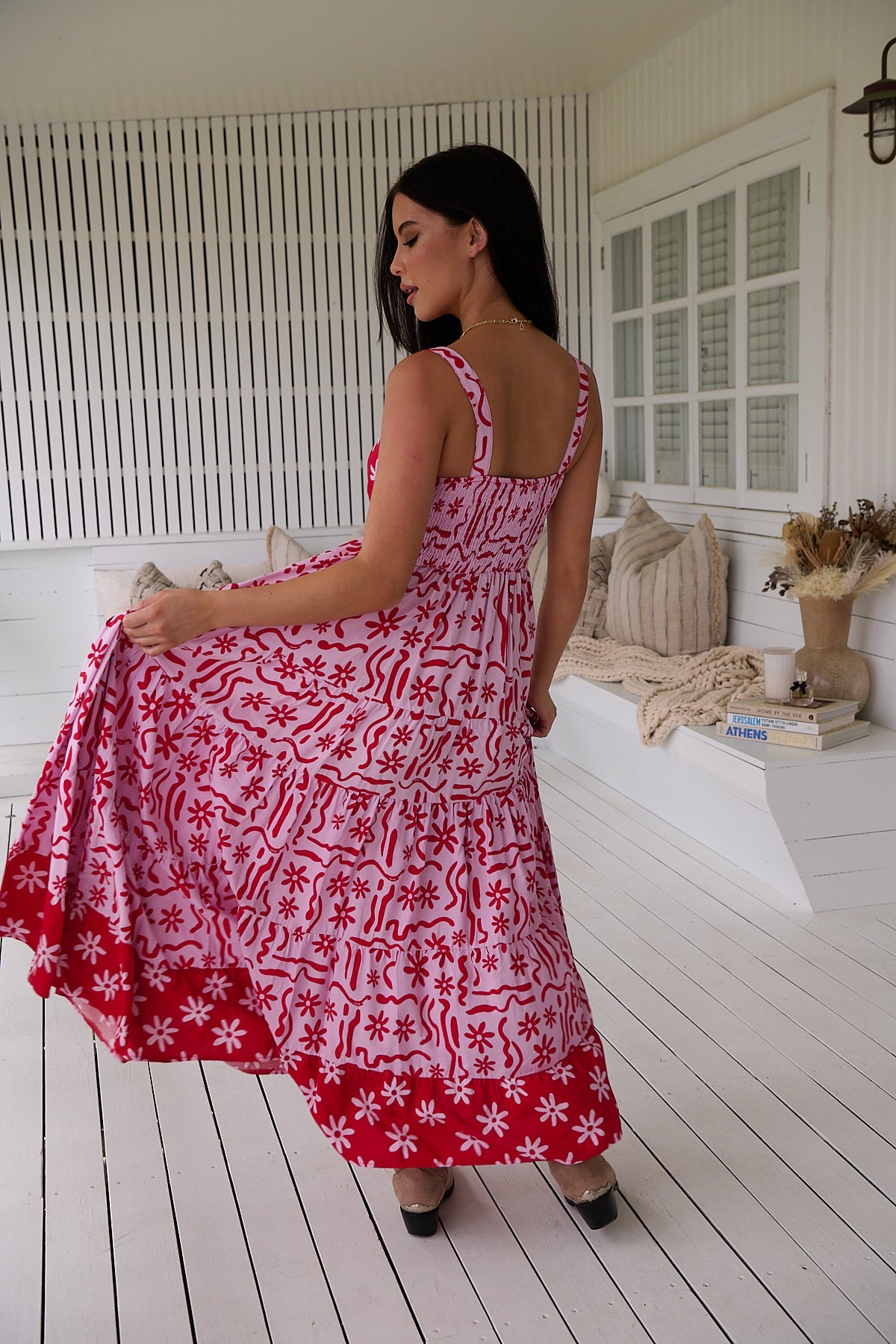 Bea Maxi Dress - Strawberry Spritz