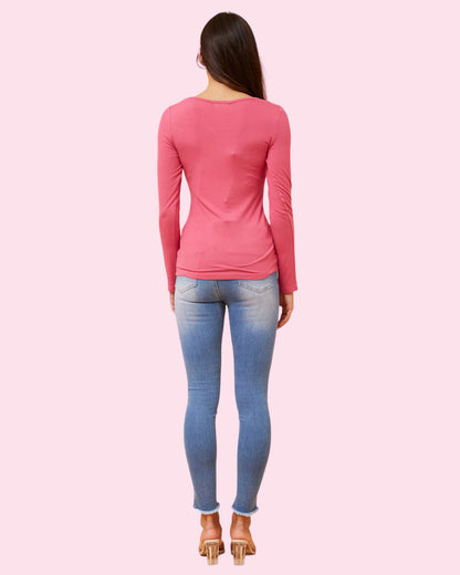 Amity Plain Top - Pink