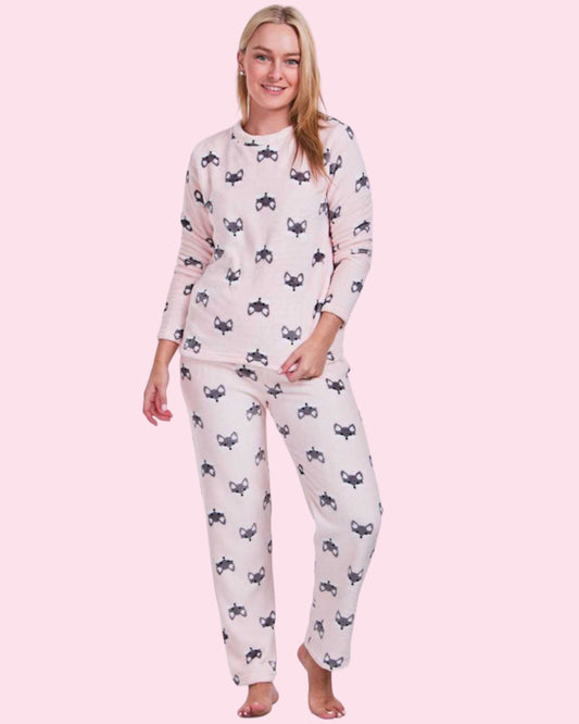 Printed Pyjamas Set - Multi Grey (Fox)