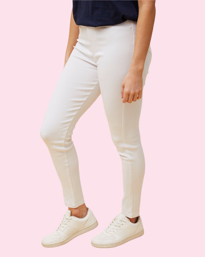 Sasha Long Pants - White