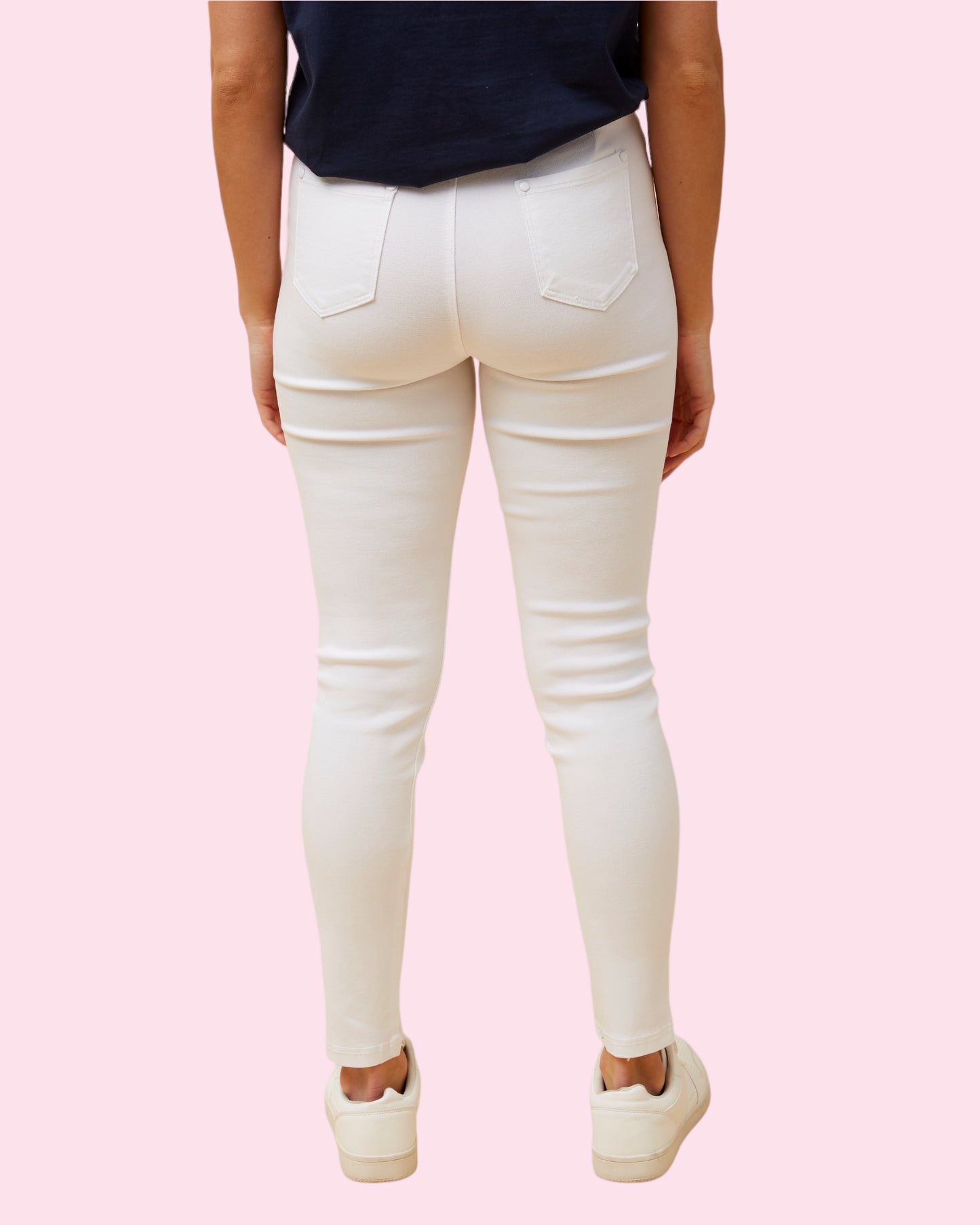 Sasha Long Pants - White
