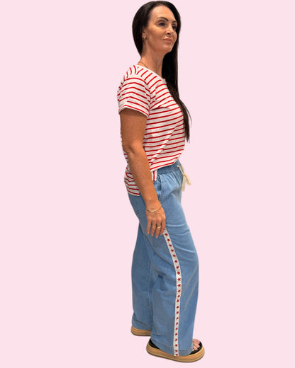 Star Stripe Pants