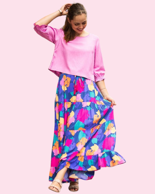 Nora Printed Skirt