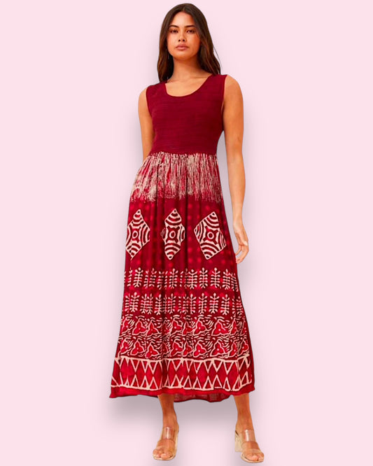 Lillian Maxi Dress - Red