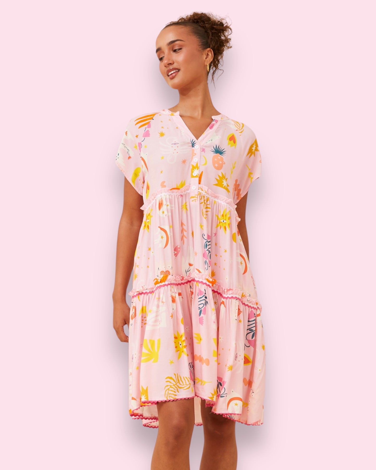 Midi Ric Rac Dress