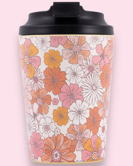 Sip By Splosh Coffee Cup - Retro Floral