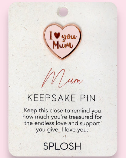Keepsake pins - Mum