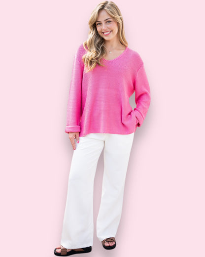 Maddie Knit - Berry Pink