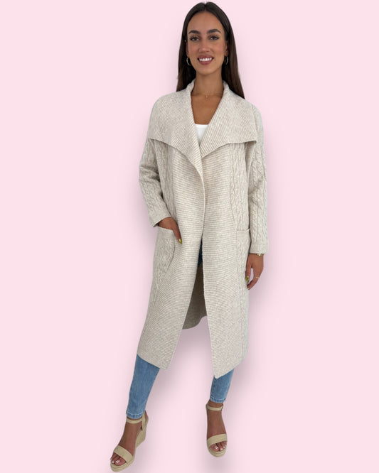 Evie Knit Long Cardigan