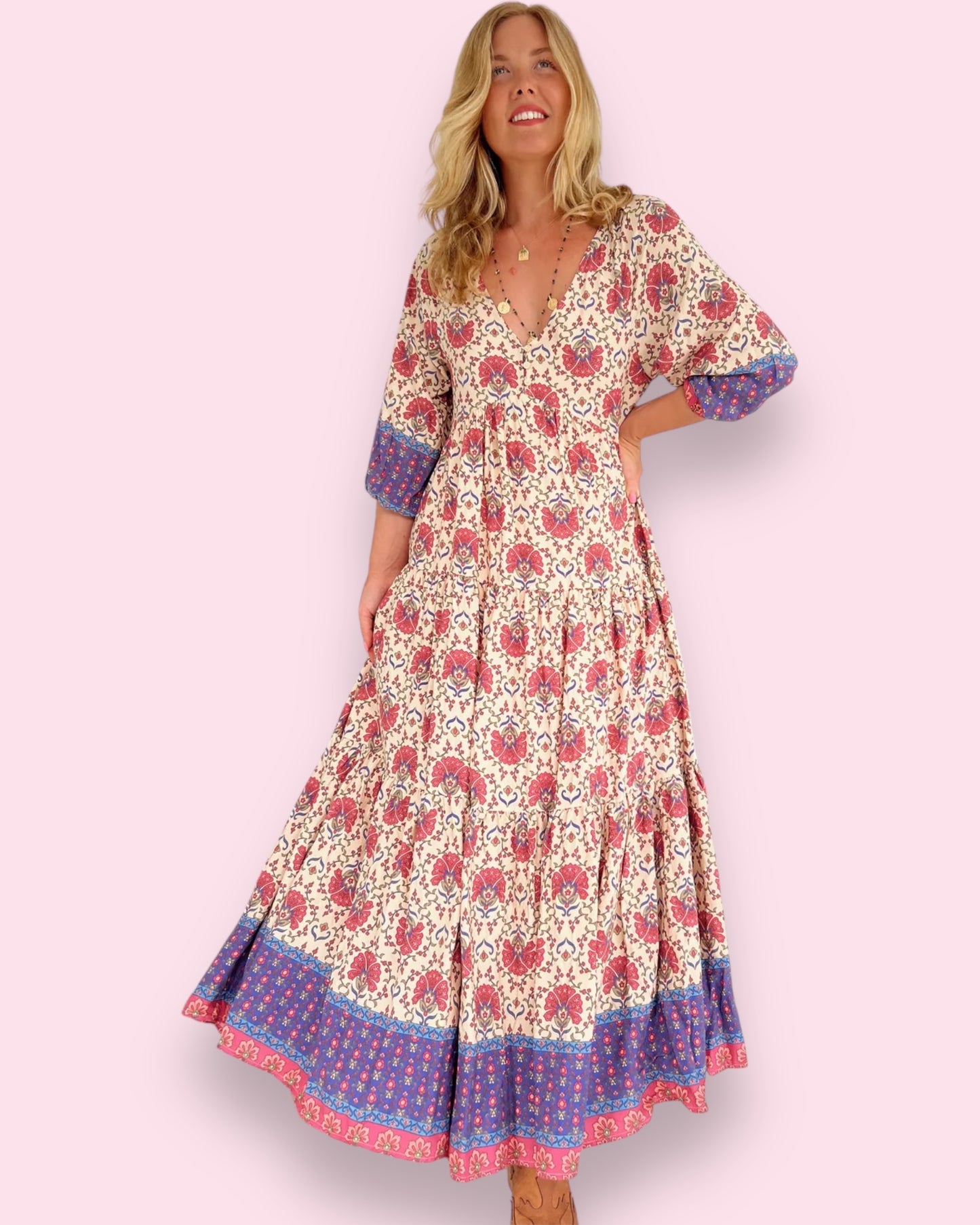 Mia Maxi Dress - Bohemia Print