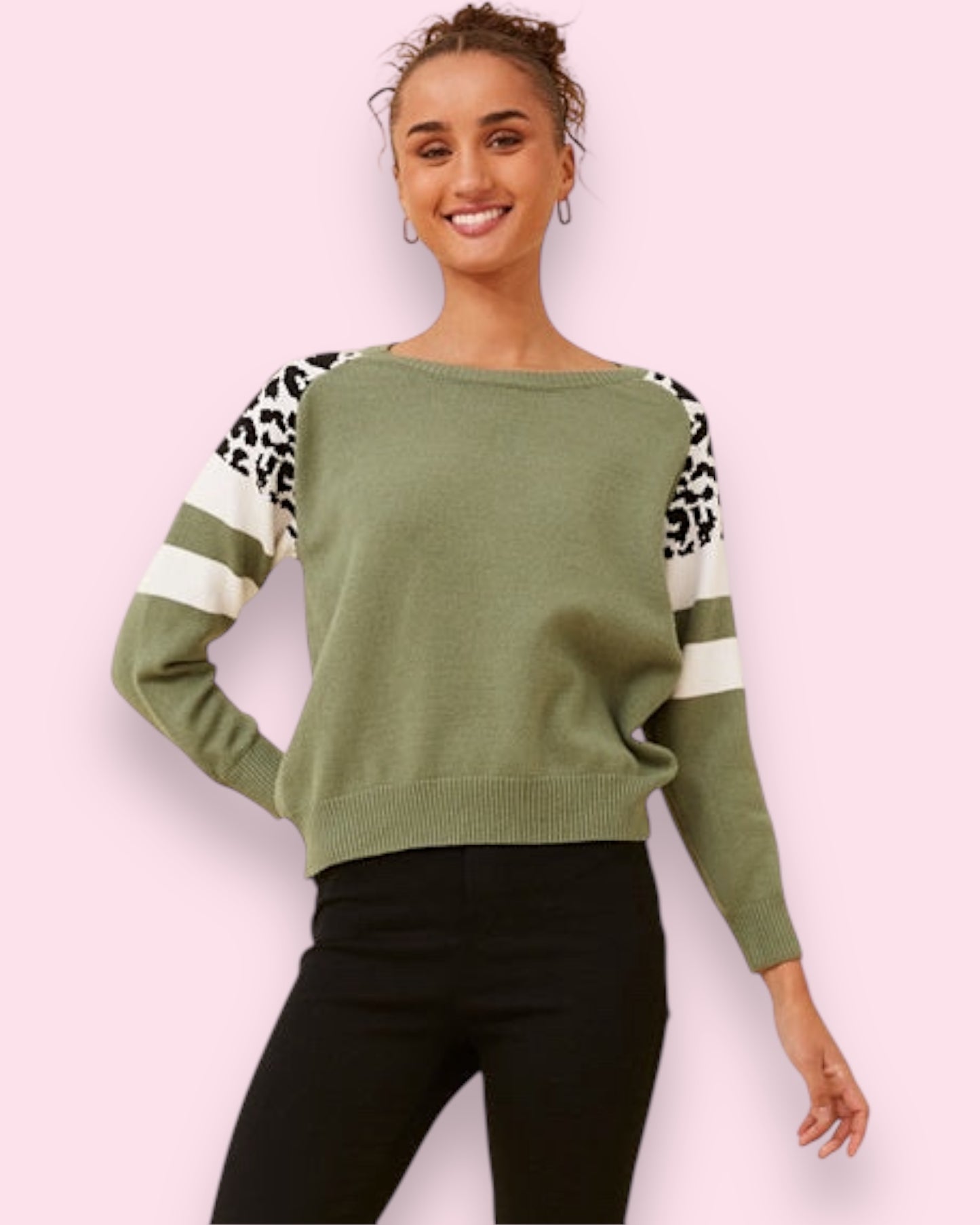 Tarli Animal Print Pullover