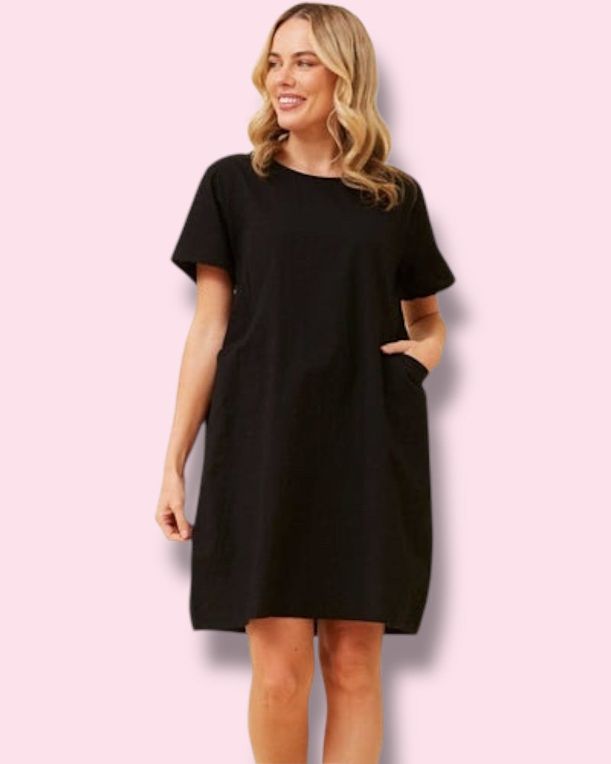 Selena Shift Dress - Black