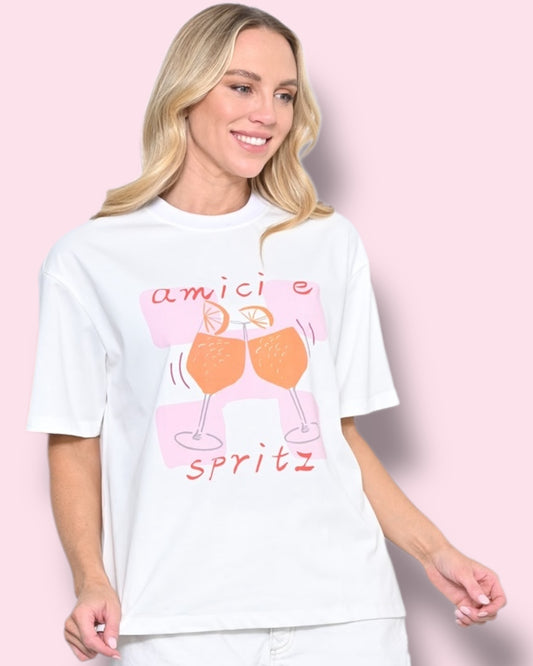 Kailani Graphic Tee - Spritz