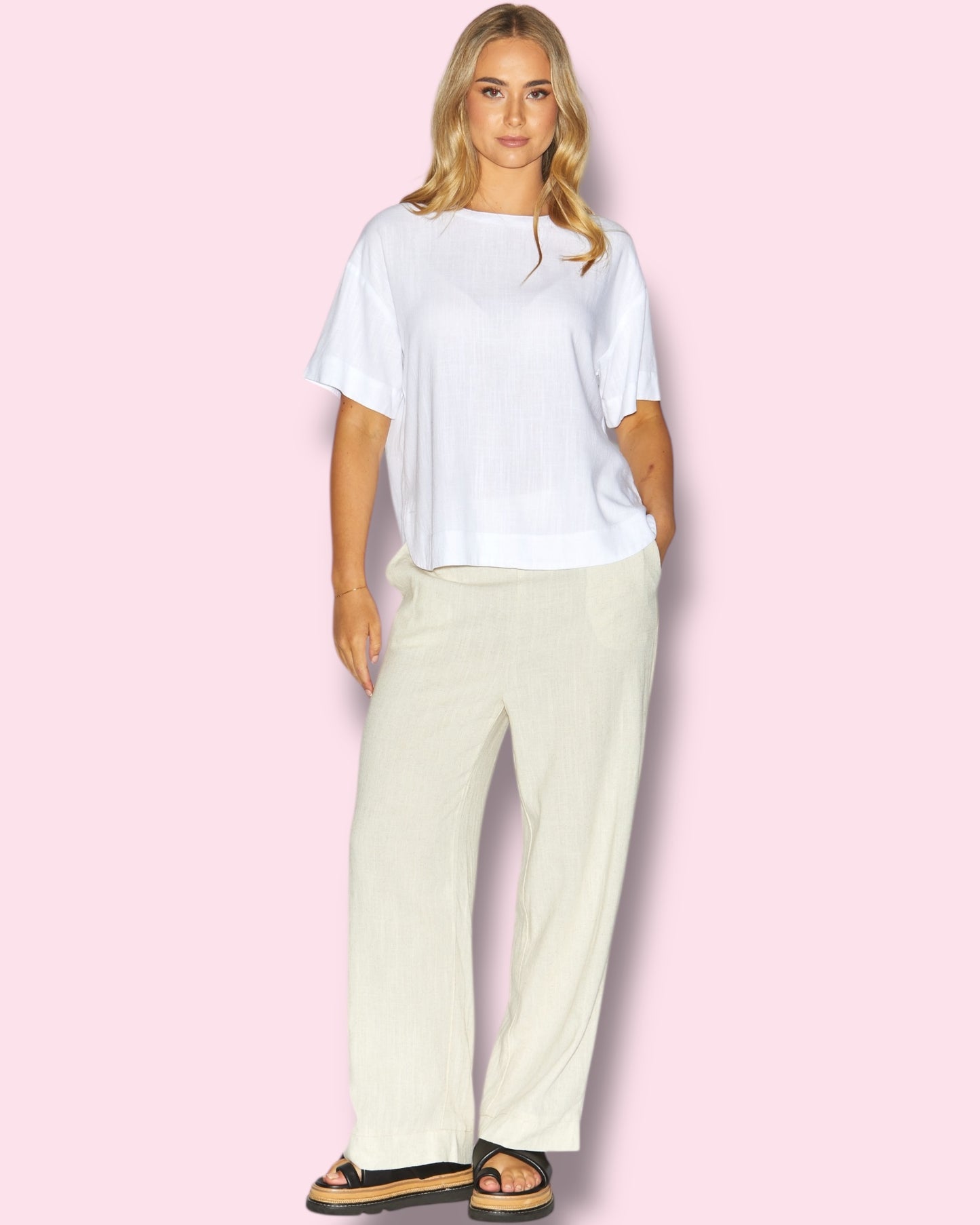 Helena Pants - Natural