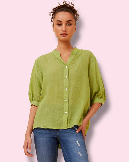 Mia Shirt - Pistachio