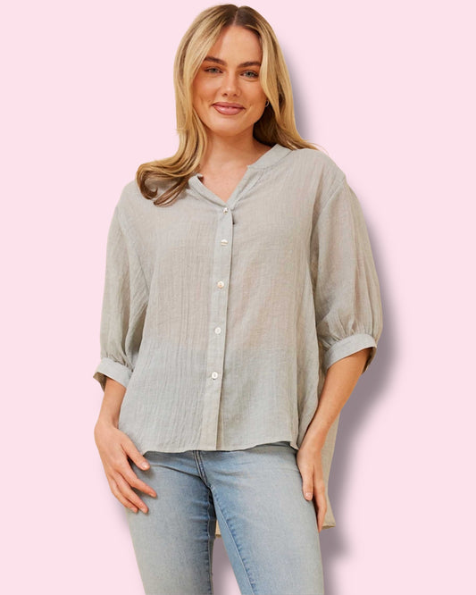Mia Shirt - Silver