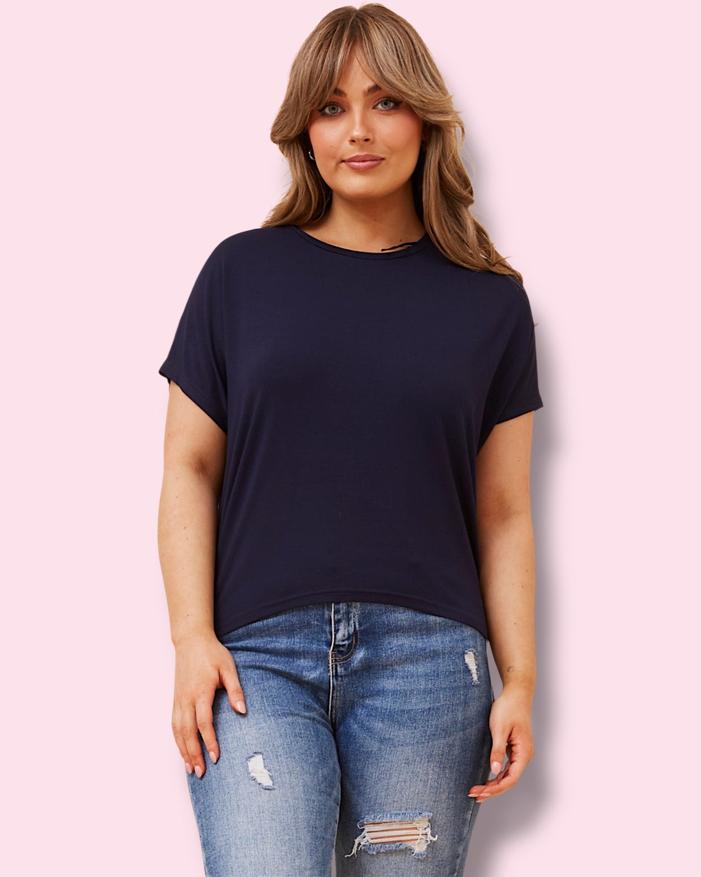 Plain Tee - Navy