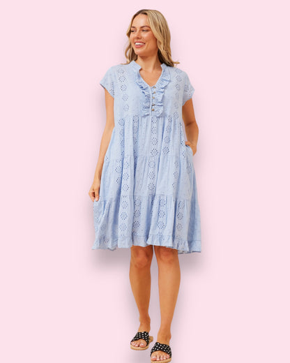 Natt Dress - Sky Blue