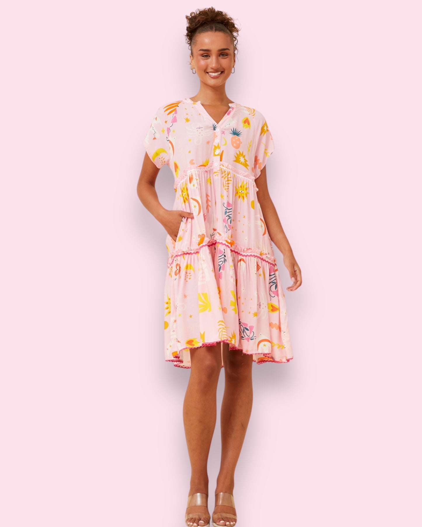 Midi Ric Rac Dress