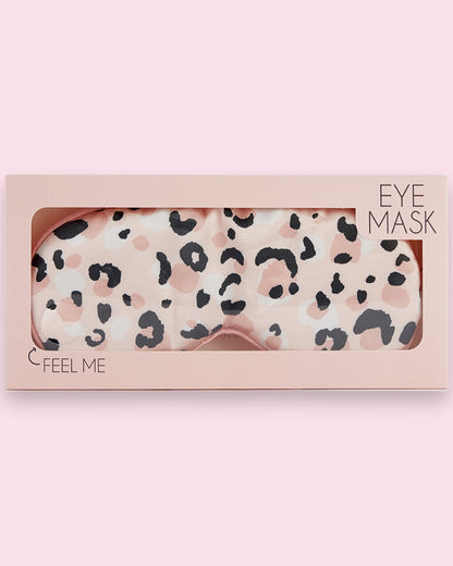 Wellness Eye Mask - Blush Leopard