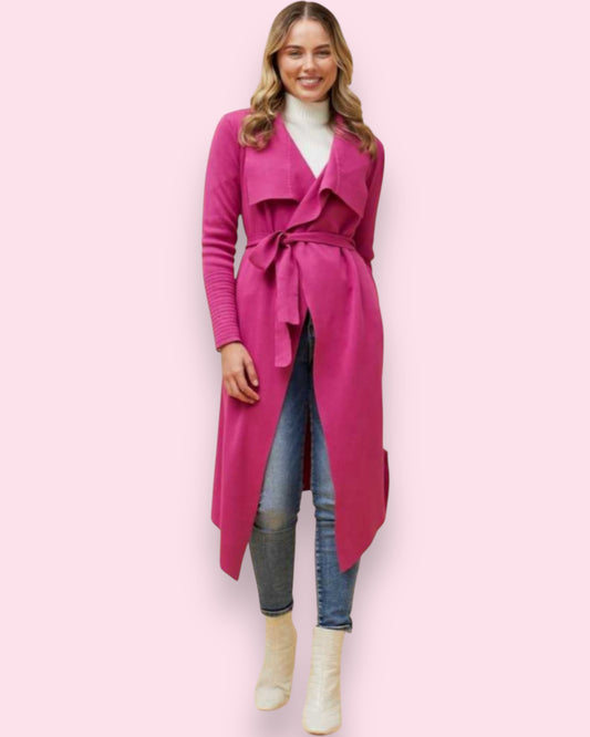 Doreen Cardigan - Fuchsia