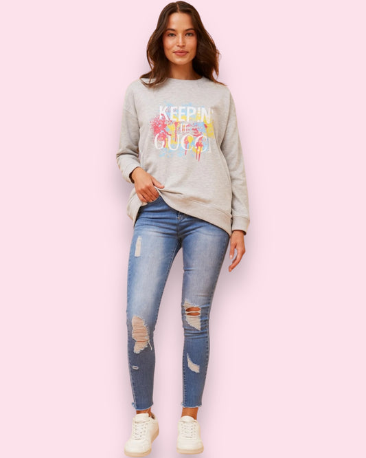 Keeping It Gucci Print Jumper