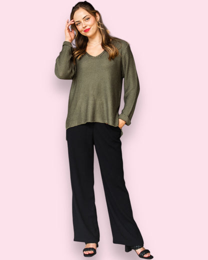 Maddie Knit - Khaki