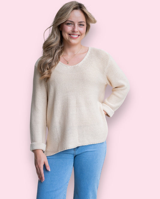 Maddie Knit - Beige