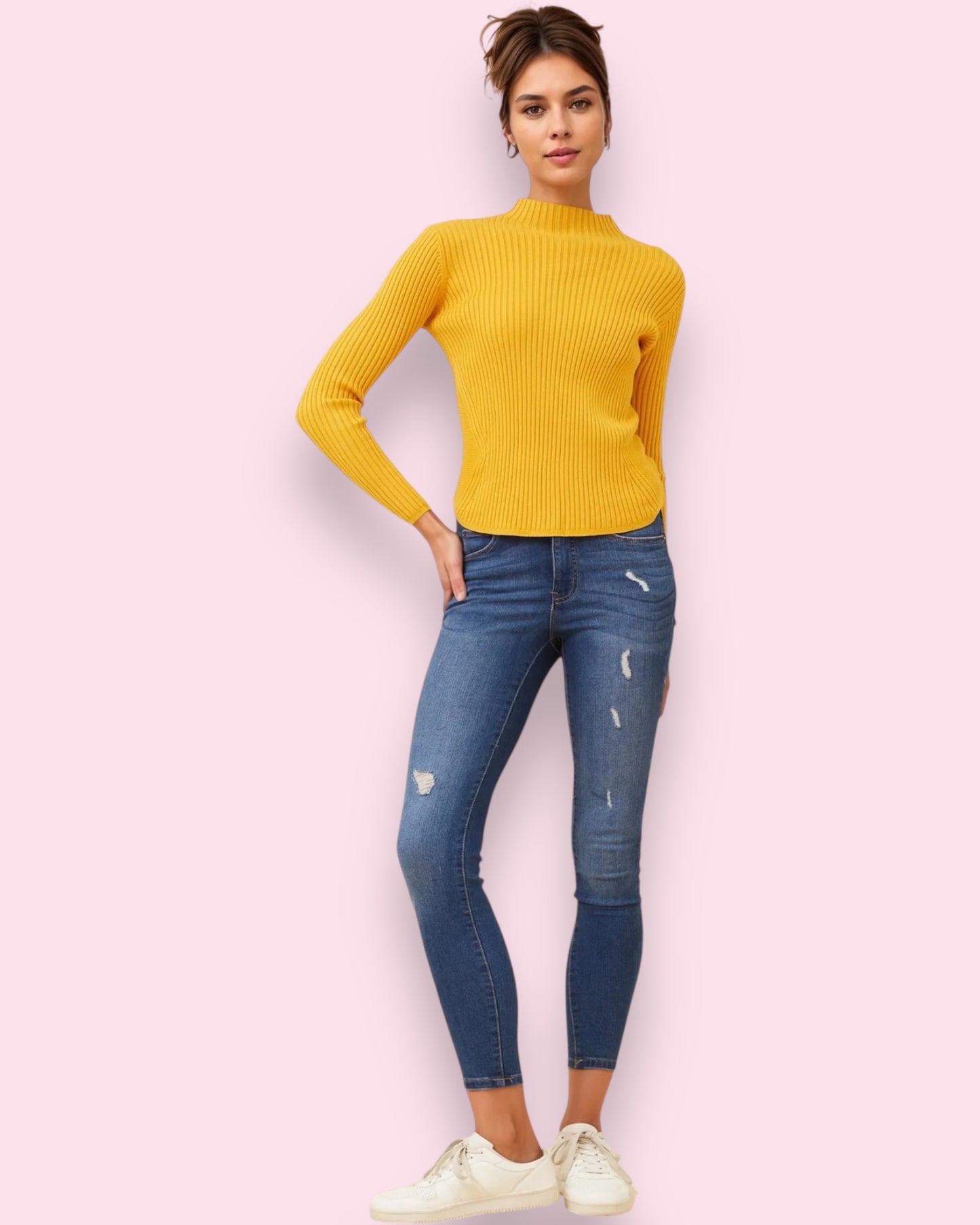 Aster Turtleneck Top