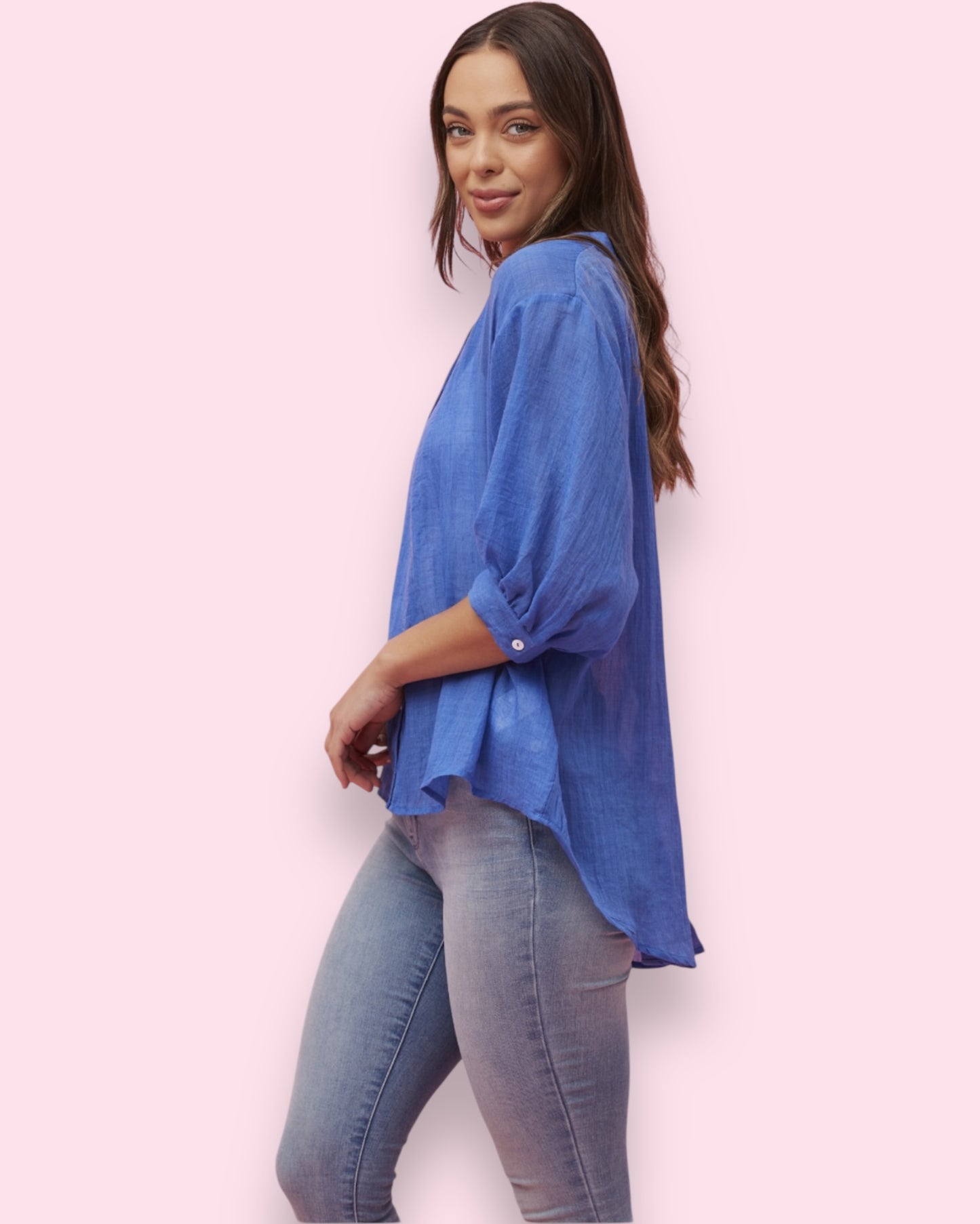 Mia Shirt - Classic Blue