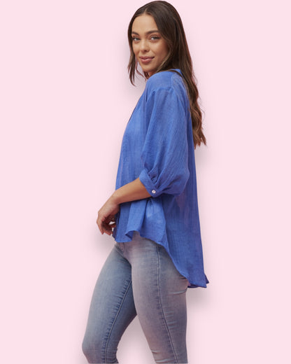 Mia Shirt - Classic Blue