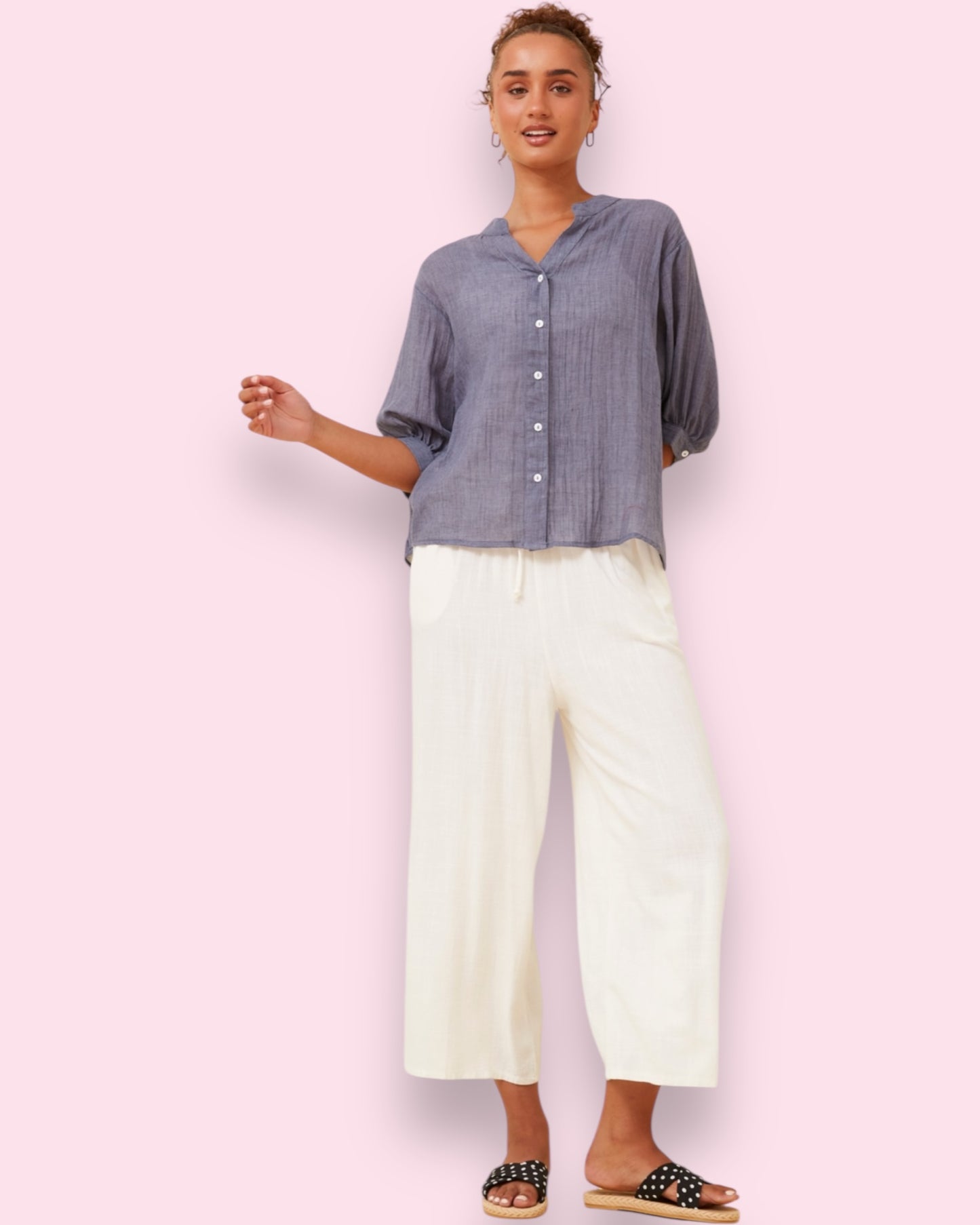 Mia Shirt - Blue Jean