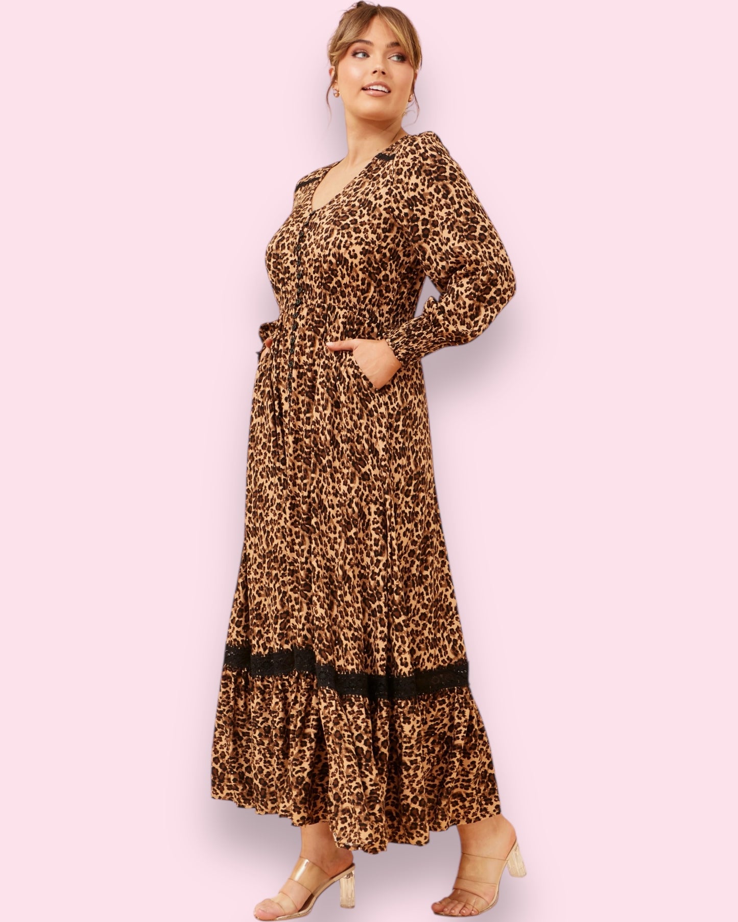 Chloe Maxi Dress - Animal Print